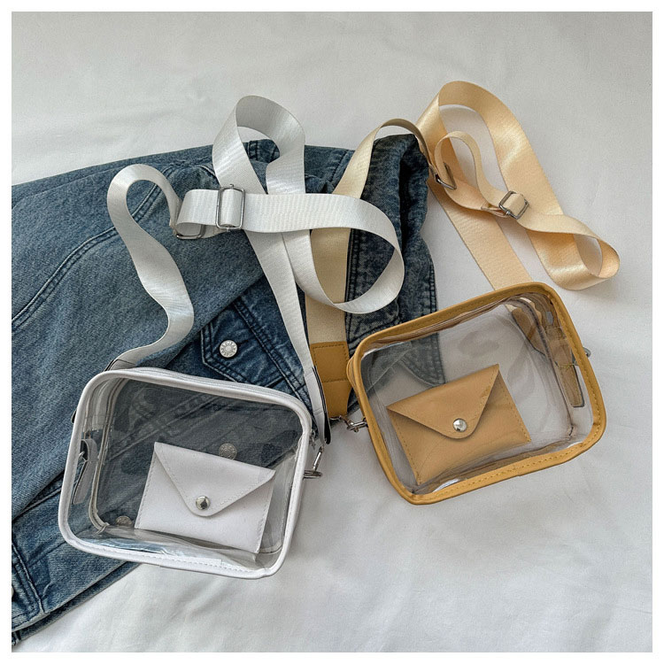 PVC Crossbody Bag - Customizable Clear Crossbody Bag by Yiduo